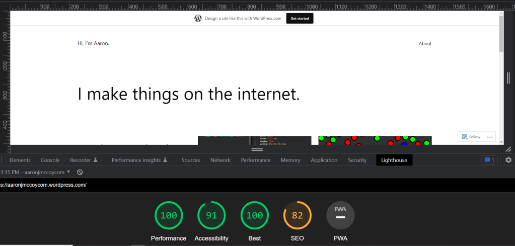 WordPress and Web Native&nbsp;Code